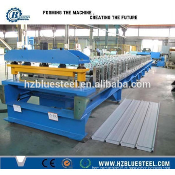 Máquina de formação de telhado de metal para venda, tamanho de mudança automática Máquina de laminação de folhas de telhado IBR fabricada na China